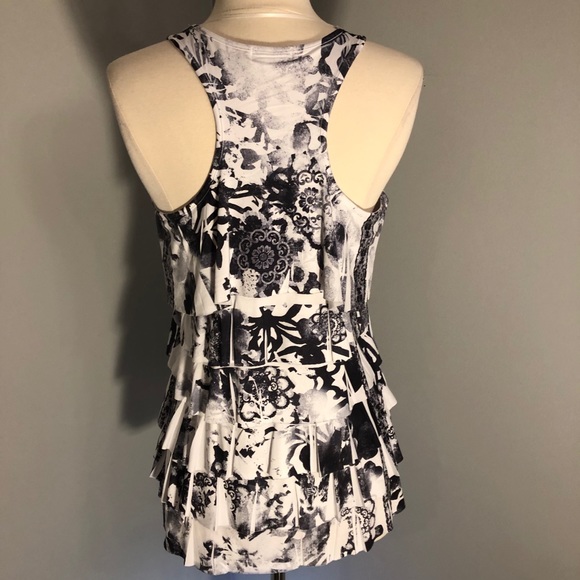 COPY - One World Live and Let Live Black and white Tank - Picture 5 of 11